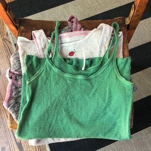 Lot of 3 Free People tanks, size M